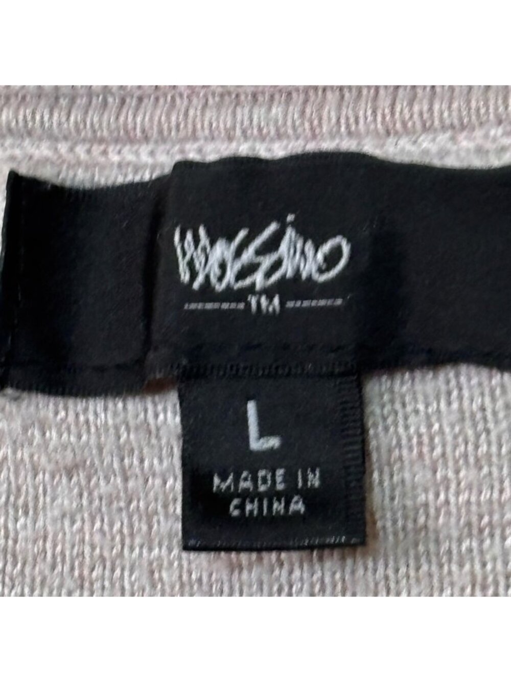 Mossimo Pink V-Neck Sweater Sz L - Picture 5 of 6